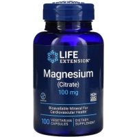 Мінерали Life Extension Цитрат Магнію, Magnesium (Citrate), 160 мг, 100 капсул (LEX-16821)