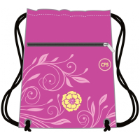 Сумка для взуття Cool For School Flowers на два відділення з розширенням (CF85728)