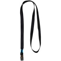 Шнурок для бейджа Axent з металивим кліпом, чорний (4532-01-A)