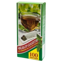 Фільтр-пакети для чаю Romus Еко 6.5х13 см 100 шт. (4820204820077)