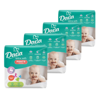 Підгузки Dada Extra Soft 4 Maxi (9-15 кг) 128 шт (4 упаковки по 32 шт) (4820174989606)