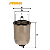 Фільтр паливний Wixfiltron WF8068