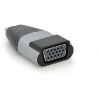 Перехідник USB-C M to VGA F black Voltronic (YT-A-Type-C(M)/VGA(F)-B/27017)