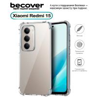 Чохол до мобільного телефона BeCover Anti-Shock Xiaomi Redmi 15 4G (171mm) EU Clear (713811)