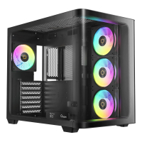Корпус для ПК OCYPUS IOTA C70 BK CURVE ARGB DIGITAL (IOTA-C70-BKD400CD-GL)