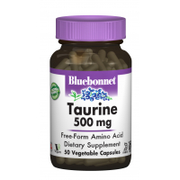 Амінокислота Bluebonnet Nutrition Таурин 500 мг, 50 гелевих капсул (BLB0084)