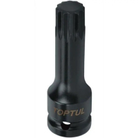 Торцева головка Toptul SPLINE ударна М14 L77мм 1/2" (KADB1614L)