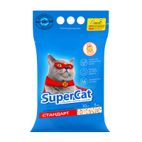 Наповнювач для туалету Super Cat Стандарт Деревний вбирний 3 кг (10 л) (3550)