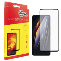 Скло захисне Dengos Full Glue Tecno Pova 4 (LG7n) (black) (TGFG-291)