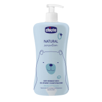 Дитячий гель для душу Chicco Natural Sensation Без Сліз шампун 500 мл 8058664163731 (11517.00)