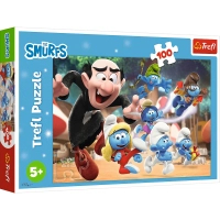Пазл Trefl The Smurfs Уроки тата Смурфа 100 елементів (5900511164817)