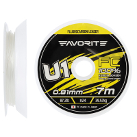 Флюорокарбон Favorite U1 FC 7m 24/0.81mm 87.2lb/39.57kg (1693.11.95)