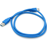 Дата кабель USB 3.0 AM/AM 1.5m blue Voltronic (YT-3.0AM+AM-1.5)
