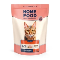 Сухий корм для кішок Home Food For active з куркою та креветками 400 г (4820290090057)