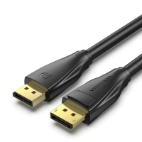 Кабель мультимедійний DisplayPort M to DisplayPort M 1.0m V1.4 8K black Vention (HCDBF)