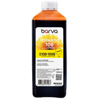Чорнило Barva Epson 108 1 л, yellow, special (E108-1006)