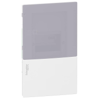 Розподільний щит Schneider Electric Mini Pragma 1ряд/4 модуля, внутрішній, білі двері (MIP22104T)