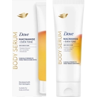 Сироватка для тіла Dove Body Serum Niacinamide + Even Tone Освітлювальна З ніацинамідом для рівного тону шкіри 200 мл (8720181804717)