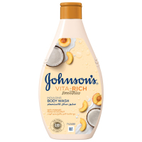 Гель для душу Johnson's Vita-Rich Релаксний з йогуртом, кокосом і екстрактом персика 250 мл (3574661385198/3574661385617)