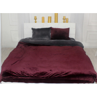 Постільна білизна MirSon Велюр Winter Frost 28-0005 + 28-0002 Azalea Velvet 2х160х220 (2200004006666)
