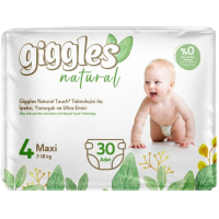 Підгузки Giggles Natural 4 Maxi 7-18 кг 30 шт (8680131206407)