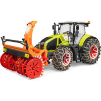 Масштабна модель автомобіля Bruder Трактор Claas Axion 950 для прибирання снігу (03017)
