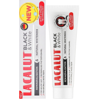 Зубна паста Lacalut Black & White 75 мл (4016369546215)