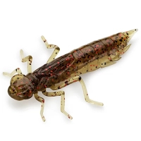 Силікон рибальський FishUP Dragonfly 0.75" 045 - Green Pumpkin/Red&Black (12шт/уп) (1864.04.72)