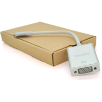 Перехідник USB-C M to VGA F 0.1m silver VEGGIEG (TV-S/W/01018)