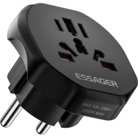 Перехідник EU to global universal adapter Essager (ECTZH-YCB01-Z)