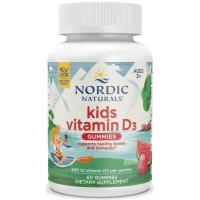 Вітамінно-мінеральний комплекс Nordic Naturals Вітамін D3 для дітей, смак кавуна, 400 МО, Kids Vitamin D3 Gummies, 60 (NOR-31143)