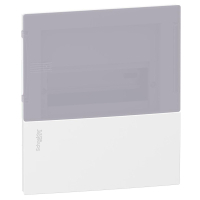 Розподільний щит Schneider Electric Mini Pragma 1ряд/8 модулів, внутрішній, димчасті двері (MIP22108T)