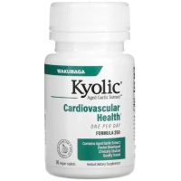 Вітамінно-мінеральний комплекс Kyolic Екстракт часнику, 1000 мг, Aged Garlic Extract, Cardiovascular, 30 веганськ (WAK25063)