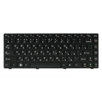 Клавіатура ноутбука PowerPlant Lenovo IdeaPad G480 черный, черный фрейм (KB311880)