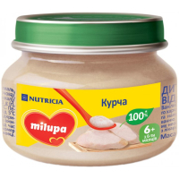 Дитяче пюре Milupa Курча з 6 місяців 80 г (5900852030215)