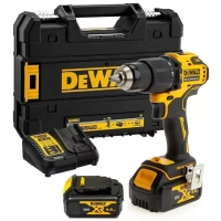 Шуруповерт DeWALT 18В XR Li-Ion, 4Ah, 65 Нм, 450-1650 об/мин, вес 1.2 кг, TSTAK (DCD709M2T)