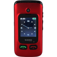 Мобільний телефон Sigma Comfort 50 Shell Duo Type-C Red Black (4827798212516)