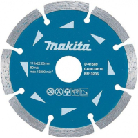 Круг відрізний Makita алмазний по бетону сегментний 125х22.23 мм (D-41595)