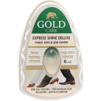 Губка для взуття GoldCare Експрес-блиск Безбарвна із запаскою 6 мл (8697704020797)