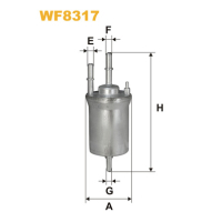 Фільтр паливний Wixfiltron WF8317