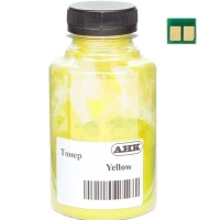 Тонер HP CLJ Pro 3203/3303, W2222A, chip, 40г Yellow AHK (50000774)