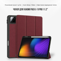 Чохол до планшета BeCover Flexible TPU Mate Xiaomi Pad 8 / 8 Pro 11.2" Red Wine (715628)