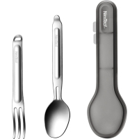 Набір туристичного посуду NexTool Portable Stainless Steel Tableware, нержавіюча сталь (NE20133)