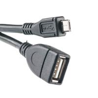Перехідник OTG USB 2.0 AF to Micro 5P 0.5m PowerPlant (KD00AS1233)