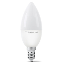 Лампочка TITANUM C37 6W E14 3000K (TLС3706143)
