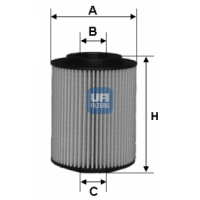 Фільтр масляний UFI 25.070.00