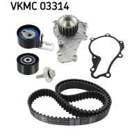 Комплект ременя ГРМ з помпой SKF VKMC 03314