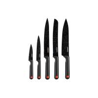 Набір ножів ARDESTO Black Mars 5 шт Black (AR2105BR)
