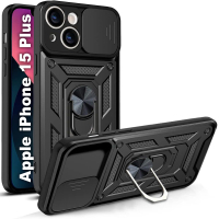 Чохол до мобільного телефона BeCover Military Apple iPhone 15 Plus Black (709954)