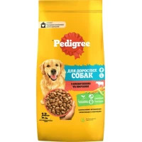 Сухий корм для собак Pedigree з яловичиною та овочами 12 кг (5998749145043)